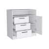 Drawer Dresser Torrey, Bedroom, White - White