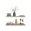 Floating Shelves 1.50" H, 2 Shelves, Taupe - as Pic