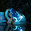 Resin Ocean Lamp,Shark and Diver resin wood lamp, Ambient Night Light, Holiday Christmas Gifts - ship