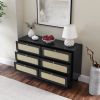 Drawer bedroom dresser, wooden antique dresser, TV cabinet bedroom living room corridor storage dresser, storage box drawer cabinet