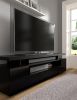EVA 180 TV STAND / 70,87 in black matt / black gloss - Default