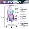 Techni Sport TS-42 Office-PC Gaming Chair, Kawaii - as Pic