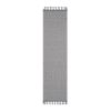 LOOM & LUXE Collection 2X8 White /Geometric Indoor/Outdoor Area Rug - as Pic