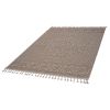 LOOM & LUXE Collection 4X6 Beige /Medallion Indoor/Outdoor Area Rug - as Pic