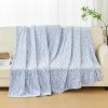 Krifey Flannel Fleece 3D Throw Blanket for Couch, Super Soft Cozy Blankets for Women, All Season Use - 60" x 80"