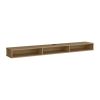 Northport Tv Stand, 3 Shelves - Natural Oak