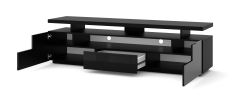 EVA 180 TV STAND / 70,87 in black matt / black gloss - Default