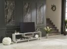 FurnisHome Store Parma Mid Century Modern Tv Stand Open Shelving Entertainment Centre 67 inch Tv Unit, Grey - as pic
