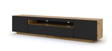 Aura - TV Stand 200 artisan oak / black - Default