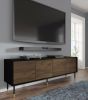 Sherwood - TV stand 4D black / catania oak - Default