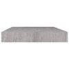 Floating Wall Shelves 2 pcs Concrete Gray 19.7"x9.1"x1.5" MDF - Grey