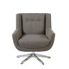 Swivel Lounge Chair with Star Based Swivel