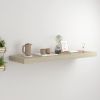 Floating Wall Shelf Oak 31.5"x9.3"x1.5" MDF - Brown