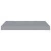 Floating Wall Shelf Gray 23.6"x9.3"x1.5" MDF - Grey