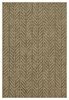Earth GC_NTL1012 Jute/Black 7 ft. 10 in. x 10 ft. 3 in. Indoor/Outdoor Area Rug - as Pic