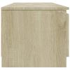TV Stand Sonoma Oak 55.1"x15.7"x14" Engineered Wood - Brown