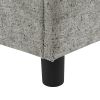 109.9" Sectional Sofa Versatile Sofa Bed Sofa Sleeper U-shaped Sofa with Ample Storage Space, Light Grey