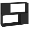 TV Stand Black 31.5"x9.4"x24.8" Engineered Wood - Black