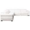 Yohan Reclining Sectional Sofa - White Boucle - as Pic