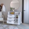 Drawer Dresser Torrey, Bedroom, White - White