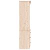Bookcase with Drawers ALTA 23.6"x13.8"x55.9" Solid Wood Pine - Brown