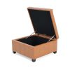 ISABELLA Storage Ottoman, PU - as Pic