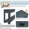 Console Table/Sofa Table with Storage Drawers and Bottom Shelf for Entryway Hallway - Navy - Solid Wood