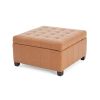 ISABELLA Storage Ottoman, PU - as Pic