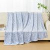 Krifey Flannel Fleece 3D Throw Blanket for Couch, Super Soft Cozy Blankets for Women, All Season Use - 50" x 60"