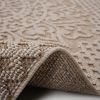 LOOM & LUXE Collection 4X6 Beige /Medallion Indoor/Outdoor Area Rug - as Pic