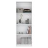 Bookcase Benzoni, Office, White - White