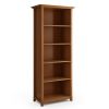 Amherst 30 inch Solid Wood 5 Shelf Bookcase in Light Golden Brown - as Pic
