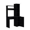 Computer Desk Dumas, Office, Black - Black