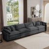 Corduroy Sofa , Modern Upholstered 4 Seater Corduroy Fabric Sofa , Office Living Room Apartment Comfortable Sofa