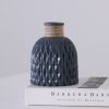 1pc Dried Flower Vase; Modern Vase For Living Room Bedroom Kitchen; Home Decor - Black
