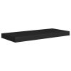 Floating Wall Shelf Black 23.6"x9.3"x1.5" MDF - Black