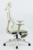 Foam office chair, ergonomic office chair, foam base, adjustable headrest, armrests, foot rests, with hanger- Green