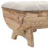 Storage Bench 40.6" Solid Wood Fir - Multicolour
