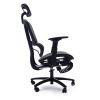 Adjustable Ergonomic Black Mesh Office Chair with Headrest and Footrest, Conference/Computer Desk Chair - as Pic