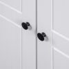 Wardrobe White 31.5"x19.7"x67.5" Solid Pine Panama Range - White