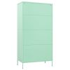 Wardrobe Mint 35.4"x19.7"x70.9" Steel - Blue