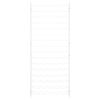 Wine Rack for 96 Bottles White Metal - White