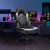 Sweetcrispy Gaming Chair - PU Leather Computer Chair Ergonomic Office Chair with Lumbar Support