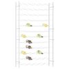 Wine Rack for 72 Bottles White Metal - White