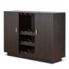 Espresso 2-Door Wine Cabinet - as Pic