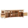TV Stand 47.2"x11.8"x15.7" Solid Wood Reclaimed - Brown
