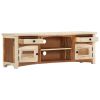TV Stand 47.2"x11.8"x15.7" Solid Wood Reclaimed - Brown