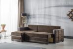 PrimeNest UrbanEdge Upholstered Convertible Sectional with Storage - as Pic