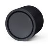 Round Coffee Table Set of 2, Nesting Coffee Tables for MDF with veneer .for living room,office,bedroom,Natural, 4Colors BLACK - Black - MDF