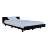 Kaia Twin Bed Base, Headboard -Black - as Pic